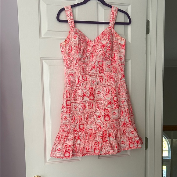 Lilly Pulitzer Dresses & Skirts - Lilly Pulitzer Red and White Dress